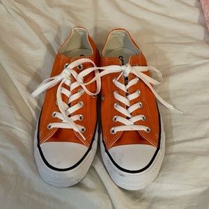 orange low top converse